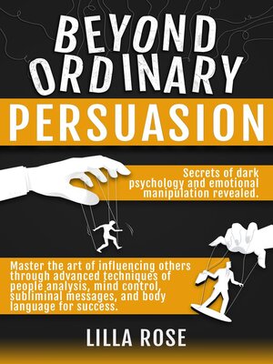 cover image of Beyond Ordinary Persuasion